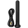 Panlouting Antenna WiFi 5G con Connettore SMA | LTE Antenna Esterna Omnidirezionale 15dBi con Base Magnetica | Amplificatrice di Segnale per Scheda di Rete WiFi PCI-E, Telecamera IP di Sicurezza, Router