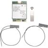 Xiuganpo Scheda Wi Fi 7 per 10 11, Rete BE200 NGW, BT 5.4, 5800Mbps M.2/NGFF, Non Supporta Ideale per Router WiFi7 WiFi6E WiFi6 WiFi5 e AP Wireless (Scheda WiFi 7 con antenna
