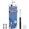 szzijia Mini PCI-E to USB compatibile con scheda SIM converte 3 G/4G wireless Mini-Card alla porta USB