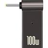 Panlouting USB-C a Connettore 2.5mm x 0.7mm Adattatore Convertitore Alimentazione | Caricatore Rapido PD 100W | Per Computer Portatile con Interfaccia 2.5x0.7mm