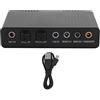 Annadue Scheda Esterna USB 5.1 Ottica Adattatore per Registrazione Karaoke Home Studio Alluminio 21x89x69mm 1 Pezzo