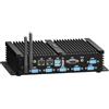 JOVCOR PC Industriale, Mini PC Senza Ventola with i7-8550U, Mini Computer Fanless 8GB RAM 256GB SSD, 2 x 2.5G Gigabit Ethernet, WiFi5 BT4.2, Auto Power on
