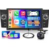 Hodozzy 4GB+64GB Android Autoradio per Fiat Punto 2005-2009/Linea 2007-2011, Hodozzy 7 Pollici Touchscreen con Carplay Senza Fili Android Auto Navigatore GPS Wifi Bluetooth FM/RDS Radio DSP Canbus Telecamera