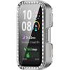 BAIDIYU Cover Compatibile con Huawei Band 10, PC + Pellicola Temperata, Antigraffio, Orologio Custodia Protettiva Compatibile con Huawei Band 10_(Trasparente)