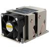 Cpolebev Raffreddatore LGA3647-2U-R83 da 240W per Radiatore Tipo LGA 3647 2U con Dissipatore di A 4 Tubi Heat Pipe e Ventilatore di Raffreddamento Laterale.