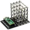 sb components Pico Cube 4x4x4 64 LED Cube Kit per Raspberry Pi Pico (non assemblato, Blu)