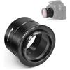 Astromania 5,1 cm T-2 Focal camera Adapter & # X2161; per fotocamere SLR - basta collegare la fotocamera al telescopio