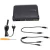 Eujgoov Mini UPS 36 W Gruppo di continuità con Display Digitale a LED Batteria Sostituibile Interfacce Multiple Router Ignifugo Modem Telecamere di Sicurezza per Interruzioni di (Spina europea)