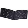 Elprico Tastiera Pieghevole Ergonomica, Tastiera Bluetooth Compatta Portatile Divisa per Viaggi Aziendali, Tastiere Wireless Ricaricabili Pieghevoli per IOS Android Wins Tablet PC