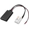 Hoite Adattatore audio AUX Bluetooth per autoradio RD4 Stereo AUX-IN Cavo adattatore audio di ricambio per Citroen C2 C5 C6 C8 per Peugeot 207 308 407 1007 4007