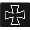 Generic Tappetino per Mouse Iron Cross 25X30Cm Lavabile Tappetino Mouse Piccolo Antiscivolo Mousepad per Gioco Pc