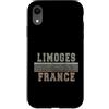 French born and France apparel Custodia per iPhone XR Retro Limoges Francia