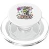 Fore Fun Designs Bored Frog Says No Golf Today, design colorato PopSockets PopGrip per MagSafe