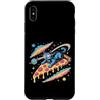 Cosmic Dreamer Design Custodia per iPhone XS Max Laser Eyes Pizza Surfer Cat Retro Vaporwave Space