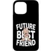 Cute Future Friend Baby Brother Custodia per iPhone 13 Pro Max Futuro migliore amico carino baby shower annuncio