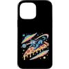 Cosmic Dreamer Design Custodia per iPhone 13 Pro Max Laser Eyes Pizza Surfer Cat Retro Vaporwave Space