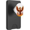 Eternal Flame Fiery Phoenix Rising Mitico Fiamma Uccello Design PopSockets PopWallet per MagSafe