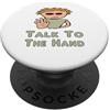Mark Ewbie Designs Parla con la mano PopSockets PopGrip Adesivo