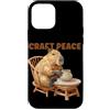 Pottery Capybara Outfit Custodia per iPhone 12 mini Funny Craft Peace Capybara con Potter Hobby
