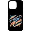 Cosmic Dreamer Design Custodia per iPhone 15 Pro Max Laser Eyes Pizza Surfer Cat Retro Vaporwave Space