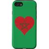 Ptera: Cool Morocco Flag For Proud Moroc Custodia per iPhone SE (2020) / 7/8 Bandiera Marocco Vintage per Orgogliosi Tifosi Marocchini