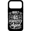 Built 61th Birthday Gifts for Men Women Custodia per iPhone 17 Pro Max Divertente regalo per il 61° compleanno per uomini e donne di 61 anni