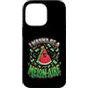 Cute Fruit Cartoon Joke for Food Lovers Custodia per iPhone 14 Pro Max Divertente cibo gioco di parole anguria melonaire amante dei soldi
