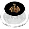 Liberty Accordion Humor Co Abe Lincoln Musicista 4 luglio Fisarmonicista patriottico PopSockets PopGrip per MagSafe