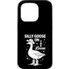 Funny Silly Goose Custodia per iPhone 15 Pro Oca stupida sul sciolto