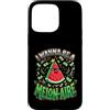 Cute Fruit Cartoon Joke for Food Lovers Custodia per iPhone 15 Pro Max Divertente cibo gioco di parole anguria melonaire amante dei soldi