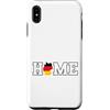 nation country patriotic europe travel H Custodia per iPhone XS Max Home Germania Mappa Patriottica