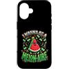 Cute Fruit Cartoon Joke for Food Lovers Custodia per iPhone 16 Divertente cibo gioco di parole anguria melonaire amante dei soldi