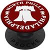 Philadelphia City Of Brotherly Love Neig North Philadelphia City Quartieri amore fraterno PopSockets PopGrip Adesivo