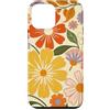 Floral Aesthetic Flower Botanical Gifts Custodia per iPhone 12 mini Fantastico motivo floreale retrò a margherita Hippie Flowers anni '90 '80
