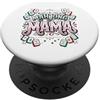 Chinese Game Night Mom Designs Mahjong Giocatore Piastrelle Amante Mahjong Mama PopSockets PopGrip Adesivo