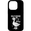 Funny Silly Goose Custodia per iPhone 14 Pro Oca stupida sul sciolto