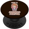 Funny Coffee Lover Java Drinker Cafe Cof Divertente tazza da caffè con scritta I Hate Mornings Person PopSockets PopGrip Adesivo