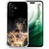 Cokitec Cover rinforzata per Samsung Galaxy A37 5G Manga One Piece Ace Nero