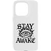 gothic eye graphic tee Custodia per iPhone 15 Pro Grafica Stay Awake Gothic Eye Lightning