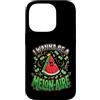 Cute Fruit Cartoon Joke for Food Lovers Custodia per iPhone 14 Pro Divertente cibo gioco di parole anguria melonaire amante dei soldi