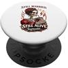 Married & Thriving Designs Ancora sposato ancora vivo Impressionante Scheletro PopSockets PopGrip Adesivo