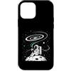 Cosmic Dreamer Design Custodia per iPhone 12 mini Moonlit Reader Astronauta Retro Space Book Lover