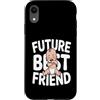 Cute Future Friend Baby Brother Custodia per iPhone XR Futuro migliore amico carino baby shower annuncio