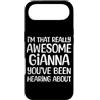 Gianna First Name Funny Designs For Girl Custodia per iPhone Air Sono davvero fantastico che Gianna abbia sentito parlare