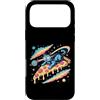 Cosmic Dreamer Design Custodia per iPhone 17 Pro Max Laser Eyes Pizza Surfer Cat Retro Vaporwave Space