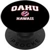 Oahu HI Souvenirs & Gifts by DV8sTees Oahu Hawaii (HI) PopSockets PopGrip Adesivo