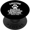 profession academic degree university ca Dottore in Medicina Veterinaria Nutrizione Animale PopSockets PopGrip Adesivo