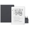 Amazon Kindle Scribe 64 GB (Grafite) + Penna Premium + Cover folio premium - Pelle di prima qualità (Grafite) + USB-C Caricabatterie