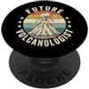 Vulcanologia Vulcano Lava Geologia Bambi Future Volcanologist PopSockets PopGrip Adesivo