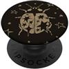 Cute Vintage Grunge Whimsy Bug Graphic Whimsy Twee Ladybug y2k Grunge 2000s Alt Vintage Star Dots PopSockets PopGrip Adesivo